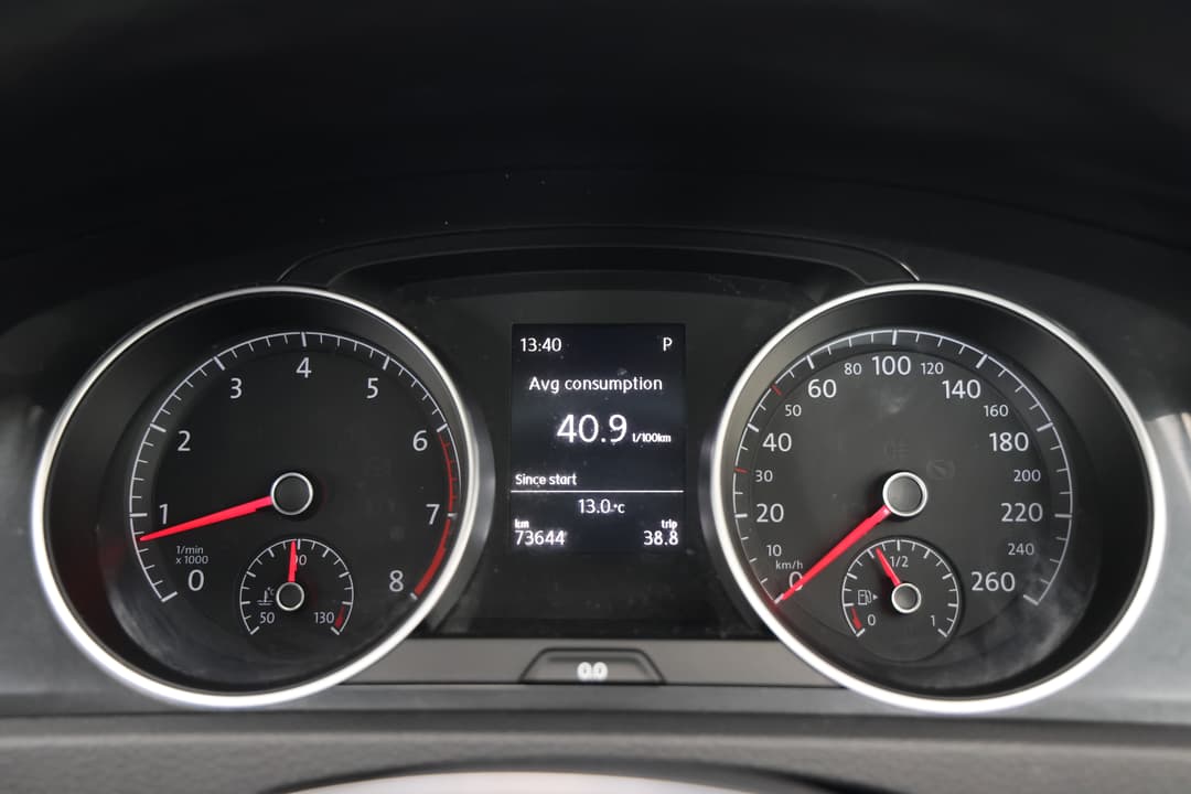 2018 Volkswagen Golf 110 Tsi Trendline, Automatic, 73644 km, Odometer View