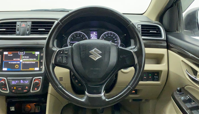 2017 Maruti Ciaz ALPHA 1.4 VVT, Petrol, Manual, 98,200 km, Steering Wheel Close Up