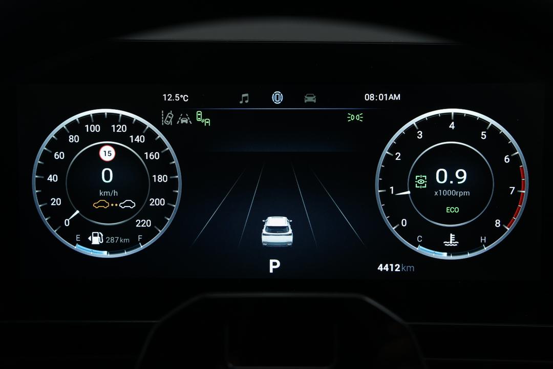 2025 Chery C5 Ultimate, Automatic, 4412 km, Odometer View