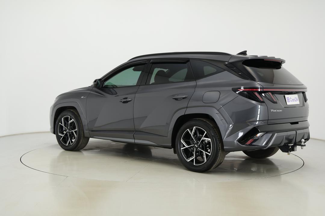 2025 Hyundai Tucson Premium N Line Hybrid (AWD), Automatic, 32535 km, Left Back Diagonal (45- Degree) View