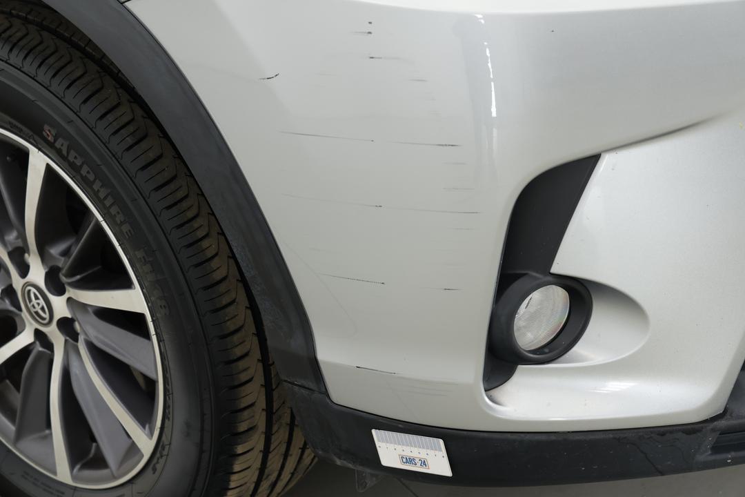2019 Toyota Kluger Gxl (4x2), Automatic, 102575 km, Bumper Front Scratch