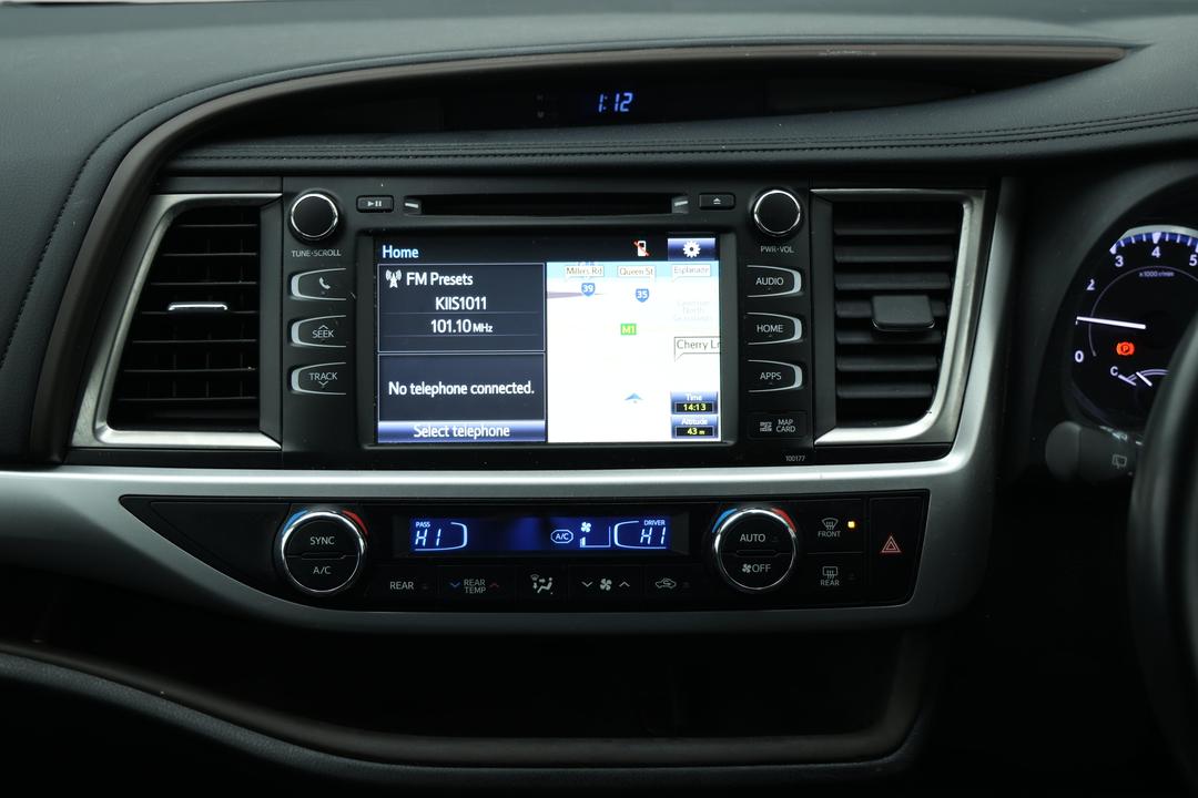 2019 Toyota Kluger Gxl (4x2), Automatic, 102575 km, Center Console