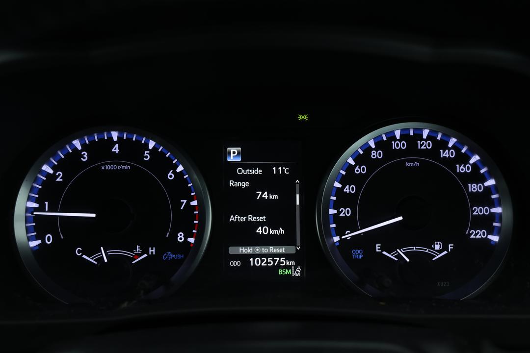 2019 Toyota Kluger Gxl (4x2), Automatic, 102575 km, Odometer View