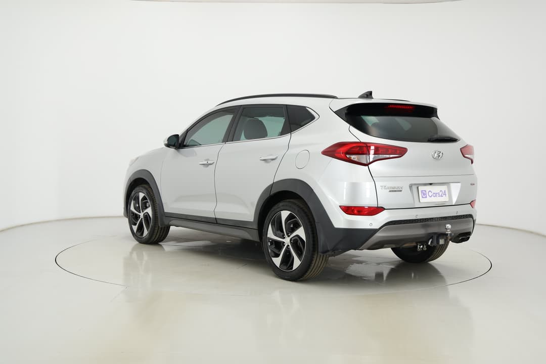 2015 Hyundai Tucson Highlander (AWD), Automatic, 144940 km, Left Back Diagonal (45- Degree) View