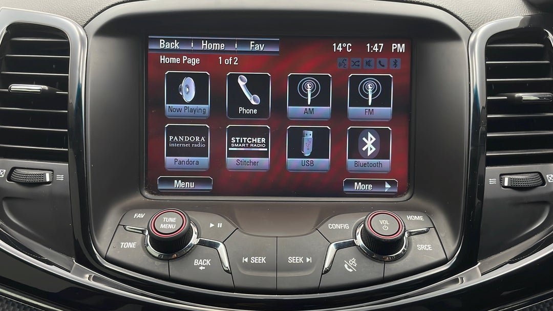 2016 Holden Commodore Sv6, Automatic, 102855 km, Infotainment System