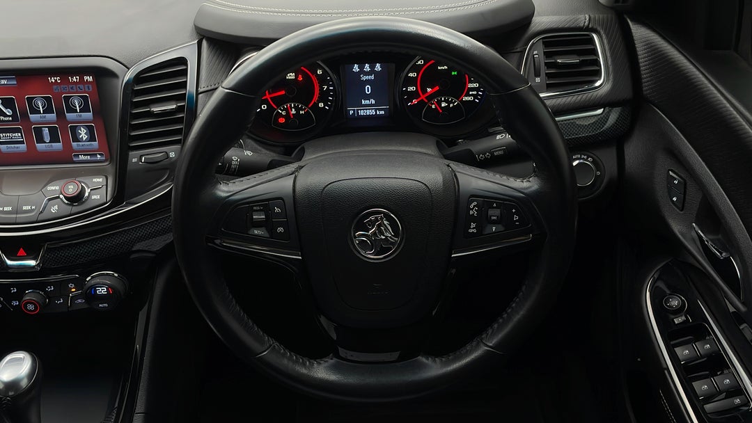 2016 Holden Commodore Sv6, Automatic, 102855 km, Steering Wheel Close-up