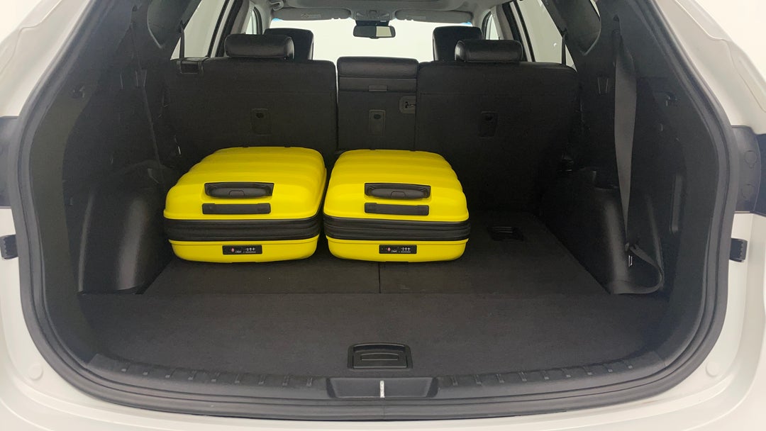 Boot Inside View with Luggage