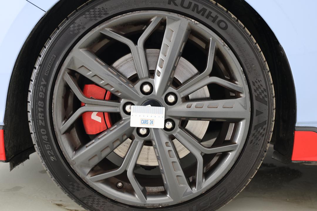 2021 Hyundai I20 N, Manual, 35566 km, Wheels Rim Rear RHS Gutter Rash