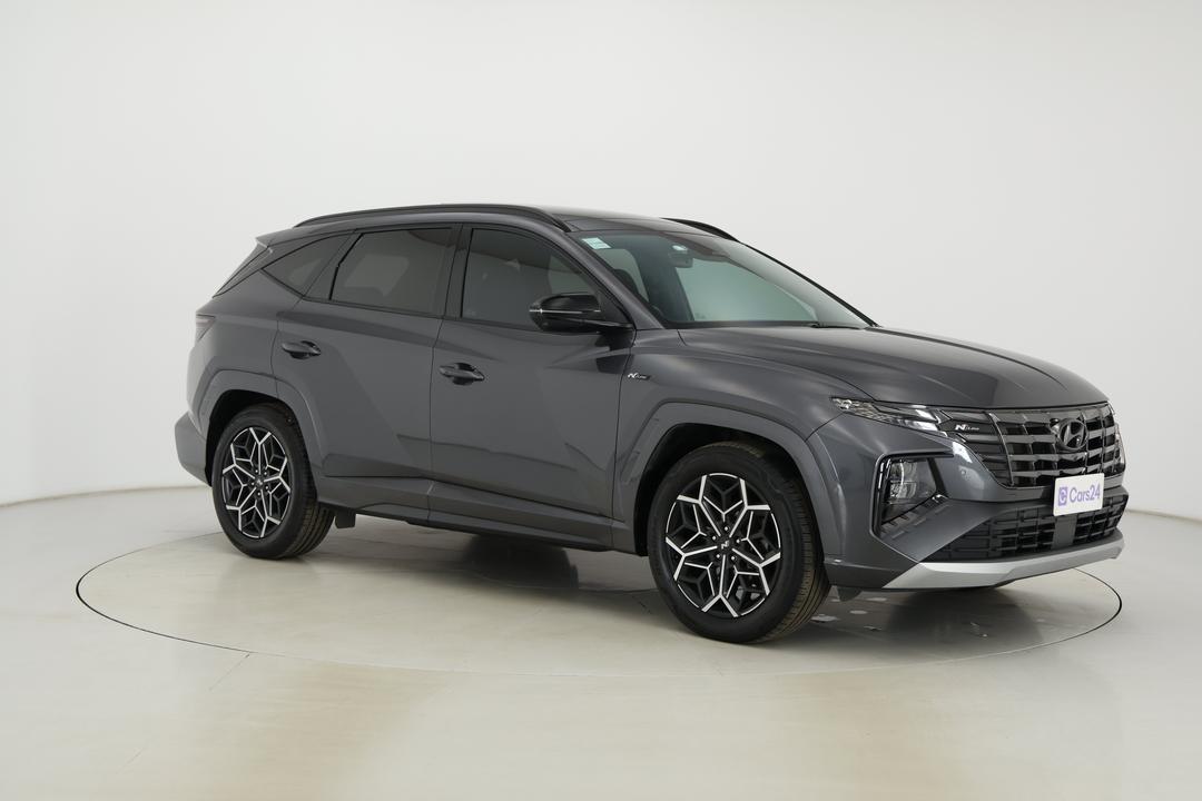 2022 Hyundai Tucson Highlander N Line (AWD), Automatic, 54289 km, Right Front Diagonal (45- Degree) View