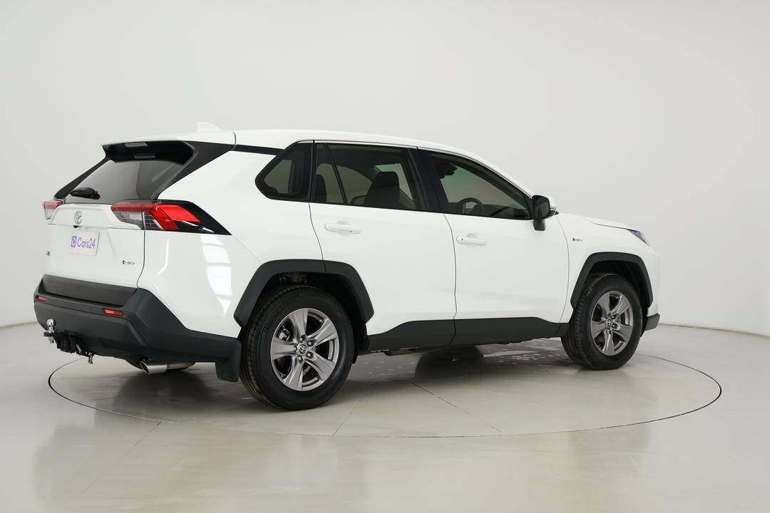 2024 Toyota RAV4 Gx (AWD) Hybr Full Size Spare, Automatic, 18080 km, Right Back Diagonal (45- Degree) View