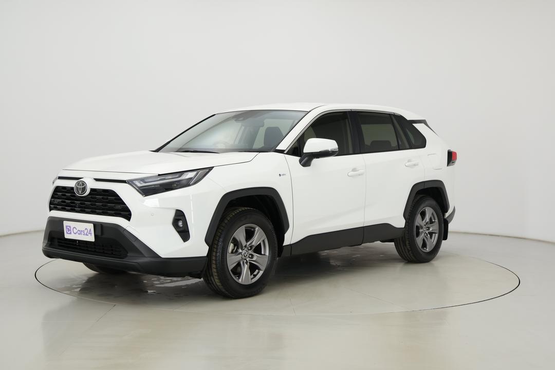 2024 Toyota RAV4 Gx (AWD) Hybr Full Size Spare, Automatic, 18080 km, Left Front Diagonal (45- Degree) View