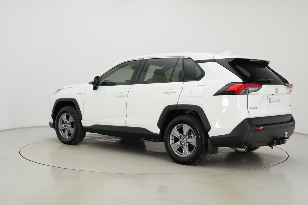 2024 Toyota RAV4 Gx (AWD) Hybr Full Size Spare, Automatic, 18080 km, Left Back Diagonal (45- Degree) View