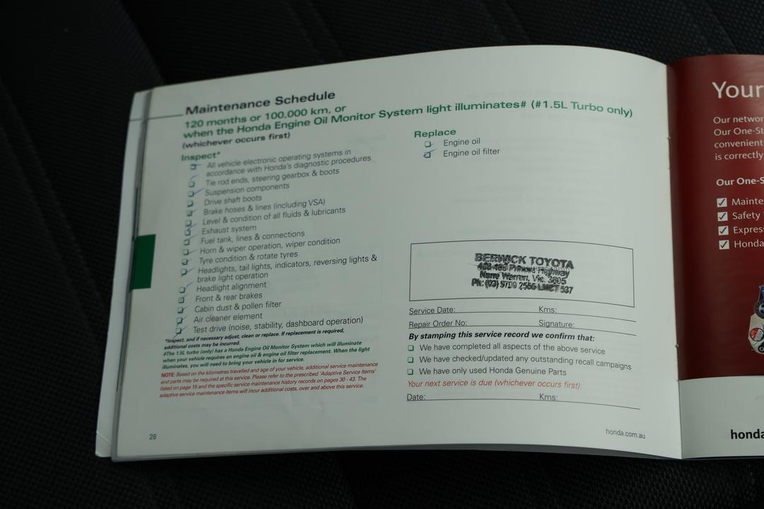 2019 Honda CR-V Vti (2WD), Automatic, 104764 km, Service History