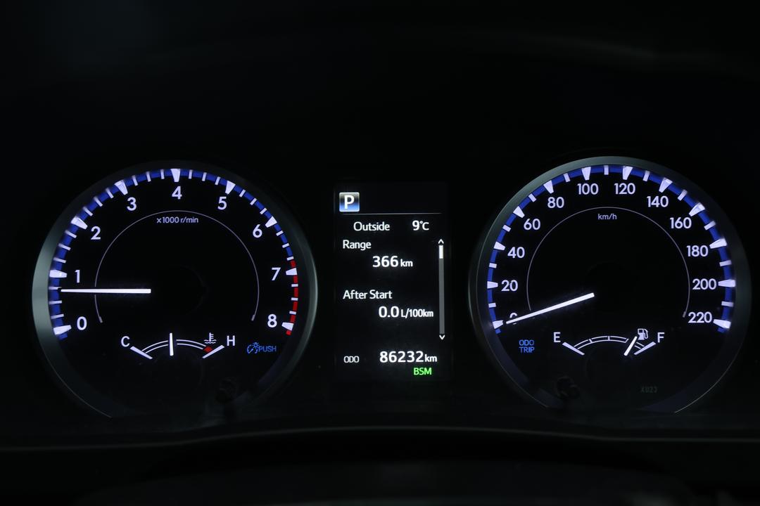 2019 Toyota Kluger Gxl (4x4), Automatic, 86232 km, Odometer View