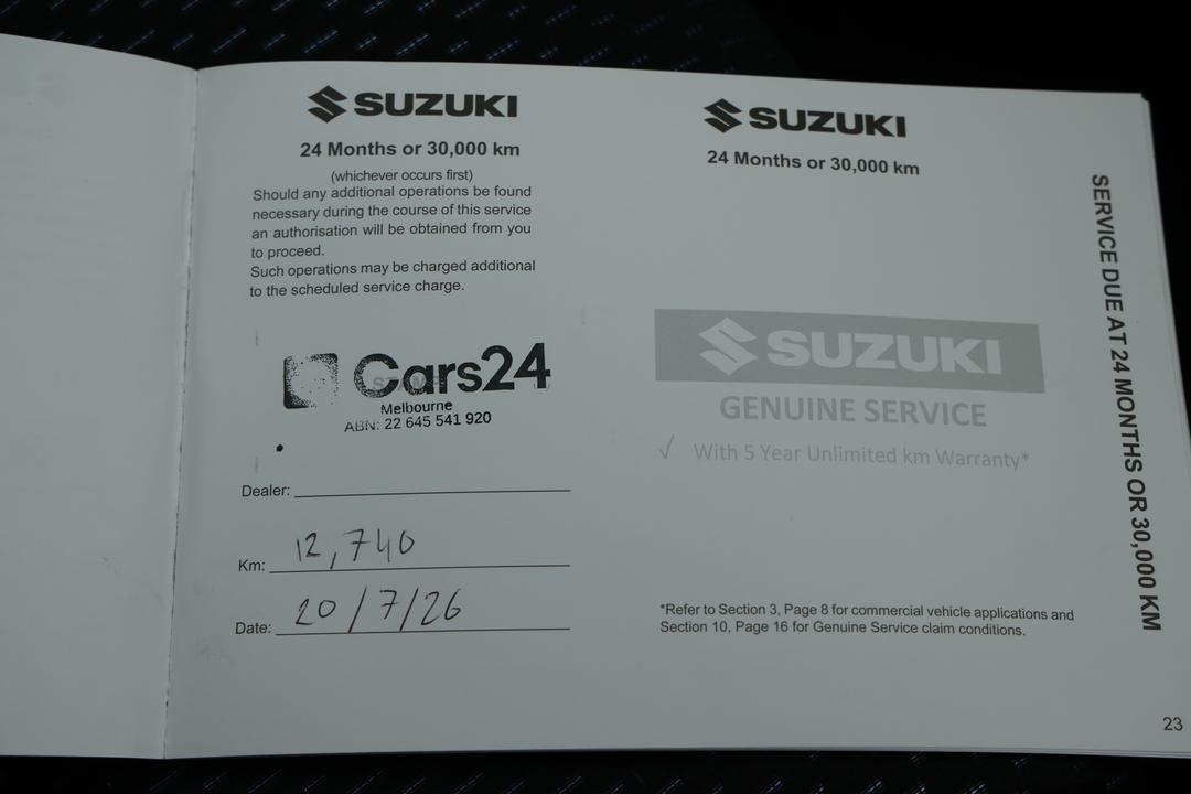 2023 Suzuki Ignis Gl, Manual, 12741 km, Service History