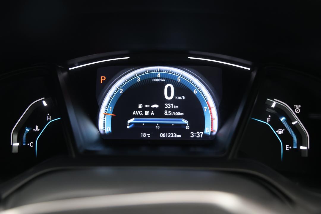 2018 Honda Civic Vti-s, Automatic, 61233 km, Odometer View