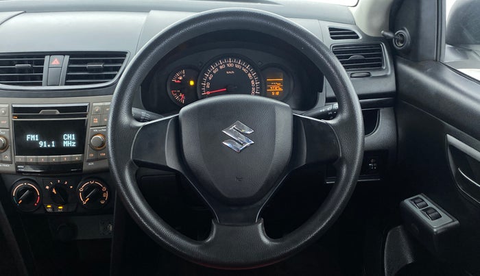 2014 Maruti Swift LXI D, Petrol, Manual, 47,841 km, Steering Wheel Close Up