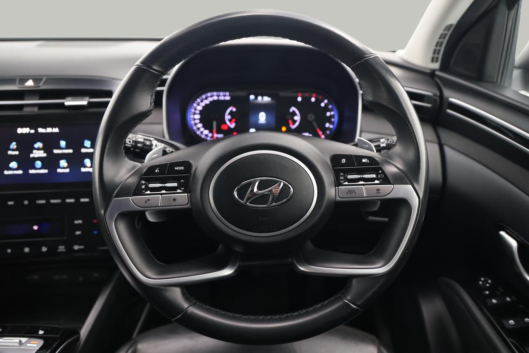2022 Hyundai Tucson Elite (AWD), Automatic, 83111 km, Steering Wheel Close-up