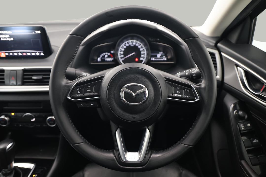 2019 Mazda 3 Touring (5yr), Automatic, 115325 km, Steering Wheel Close-up