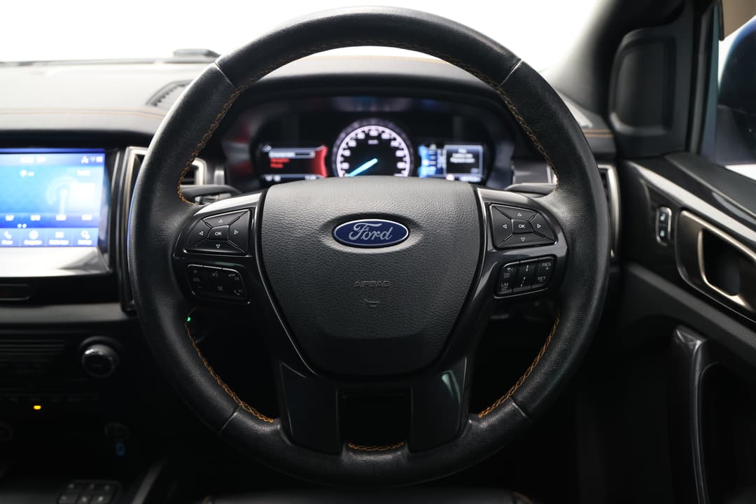 2021 Ford Ranger Wildtrak 2.0 (4x4), Automatic, 96079 km, Steering Wheel Close-up