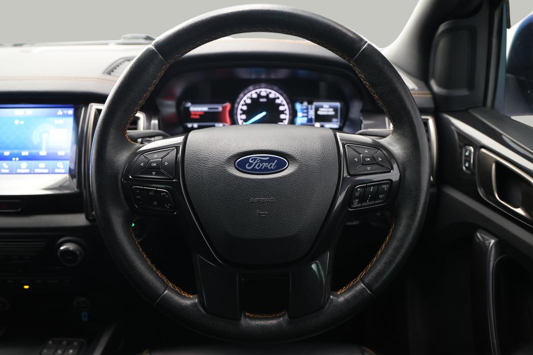 2021 Ford Ranger Wildtrak 2.0 (4x4), Automatic, 96079 km, Steering Wheel Close-up