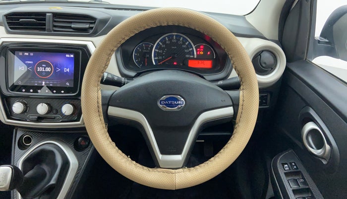 2018 Datsun Go Plus T, Petrol, Manual, 24,307 km, Steering Wheel Close-up