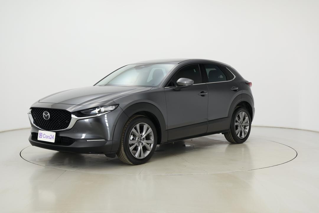 2025 Mazda CX-30 G20 Touring (FWD), Automatic, 6871 km, Left Front Diagonal (45- Degree) View