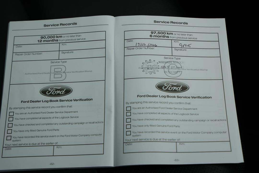 2019 Ford Everest Trend (RWD 7 Seat), Automatic, 101168 km, Service History