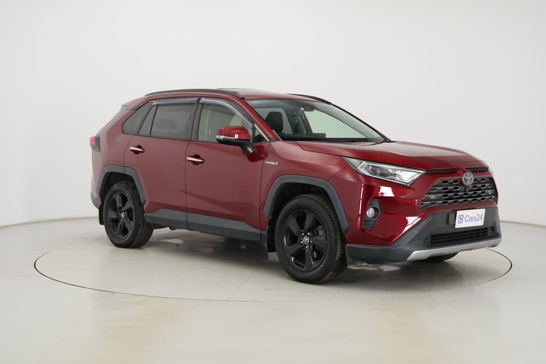 2019 Toyota RAV4 Cruiser (AWD) Hybrid, Automatic, 112061 km, Right Front Diagonal (45- Degree) View