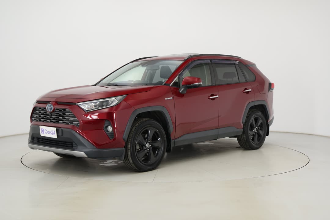 2019 Toyota RAV4 Cruiser (AWD) Hybrid, Automatic, 112061 km, Left Front Diagonal (45- Degree) View