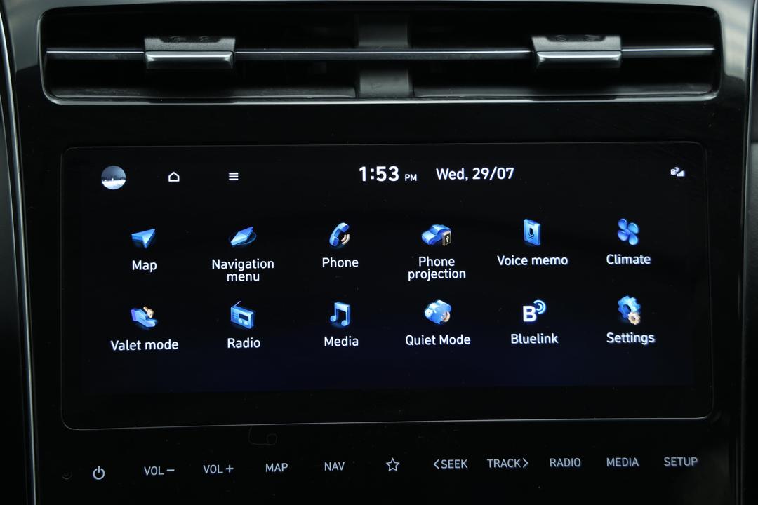 2023 Hyundai Tucson Elite (AWD), Automatic, 37193 km, Infotainment System