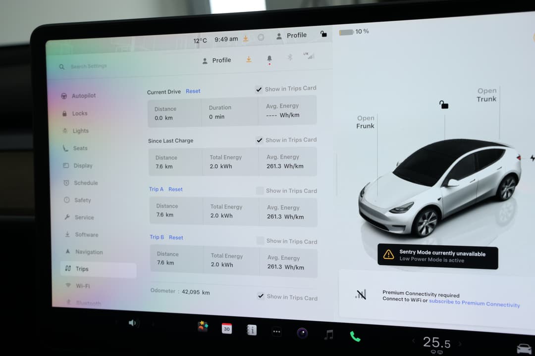 2023 Tesla Model Y Rear-wheel Drive, Automatic, 42095 km, Odometer View