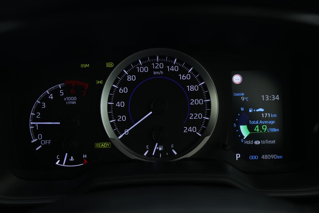 2020 Toyota Corolla Sx Hybrid, Automatic, 48090 km, Odometer View