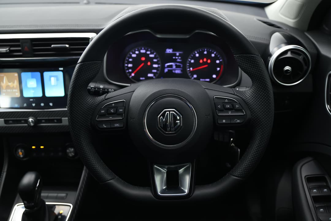 2023 MG ZS Excite, Automatic, 41650 km, Steering Wheel Close-up