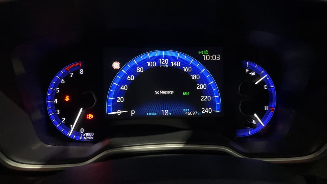 2021 Toyota Corolla Zr, Automatic, 46097 km, Odometer View
