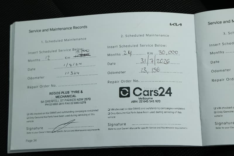 2022 Kia Rio Sport, Automatic, 23158 km, Service History