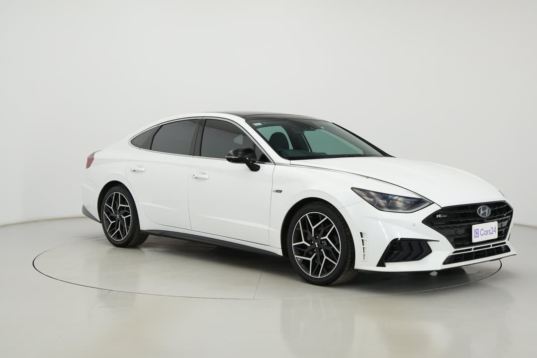 2021 Hyundai Sonata N Line, Automatic, 107076 km, Right Front Diagonal (45- Degree) View