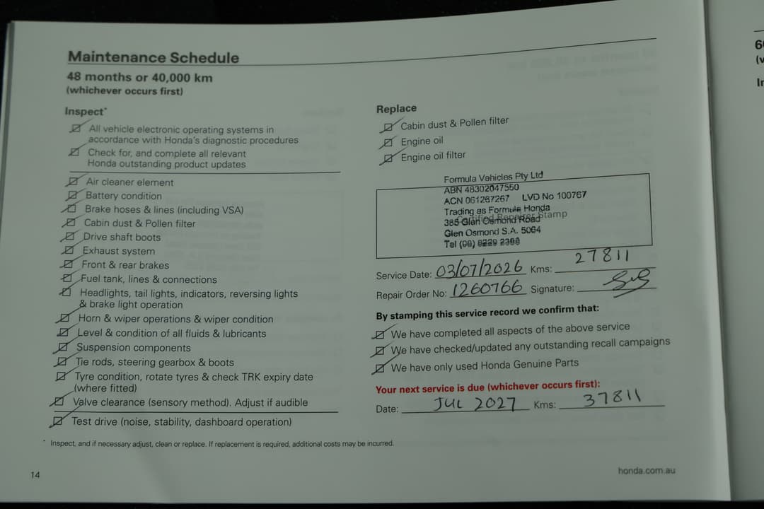 2022 Honda HR-V Vi X, Automatic, 27827 km, Service History