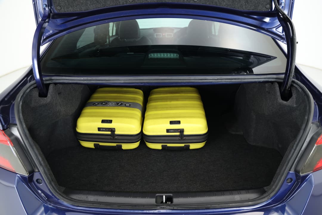2016 Subaru WRX Premium (AWD), Manual, 99342 km, Boot Inside View with Luggage