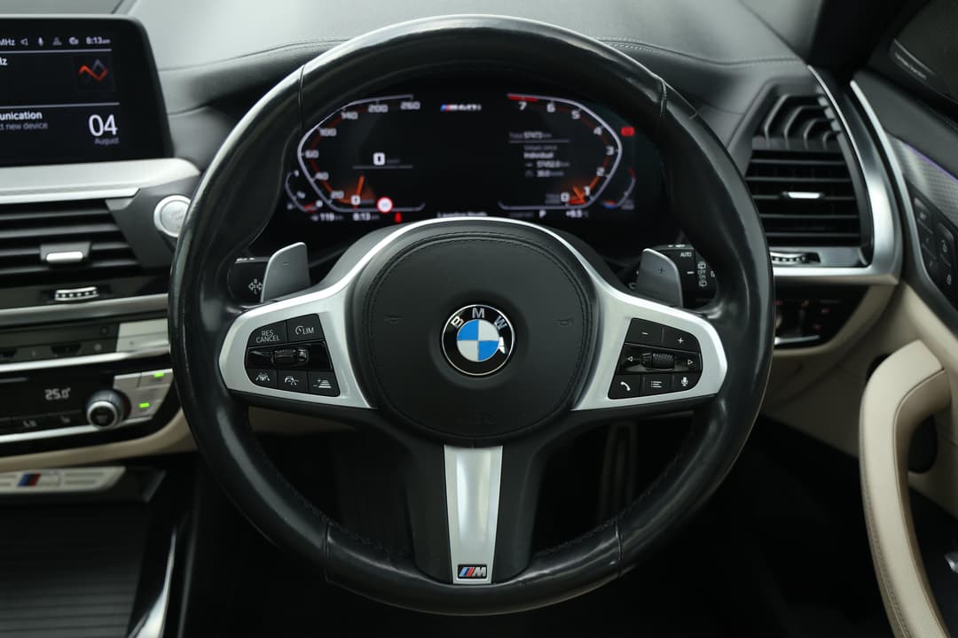 2021 BMW X3 M40i, Automatic, 57473 km, Steering Wheel Close-up