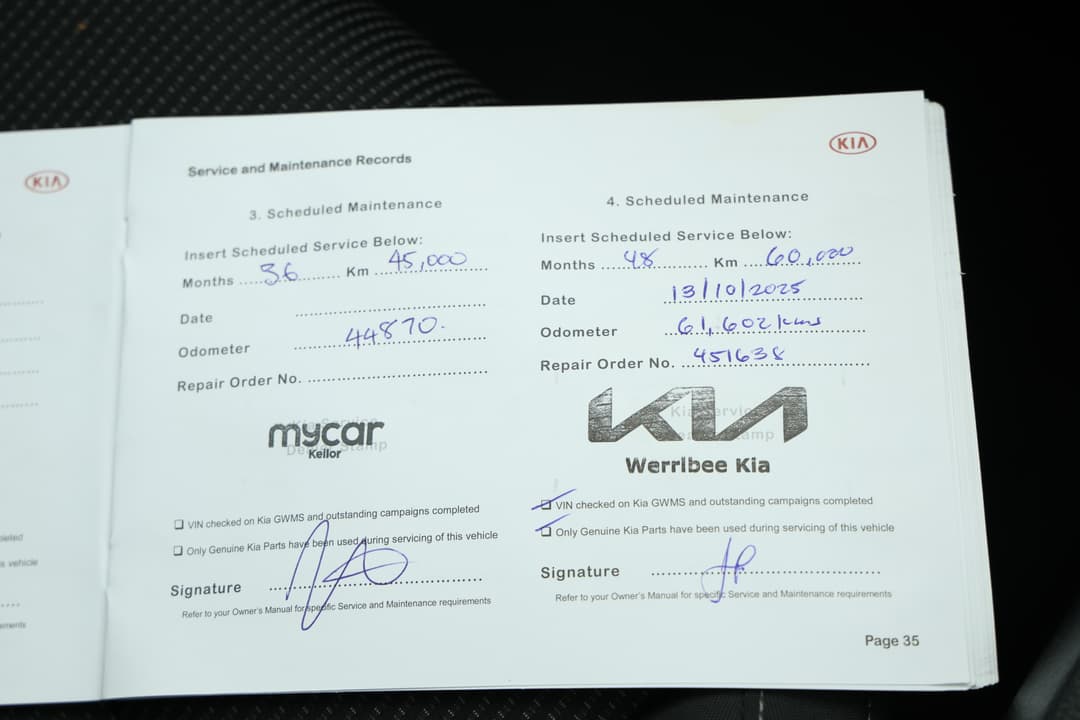 2020 Kia Cerato S, Automatic, 66657 km, Service History