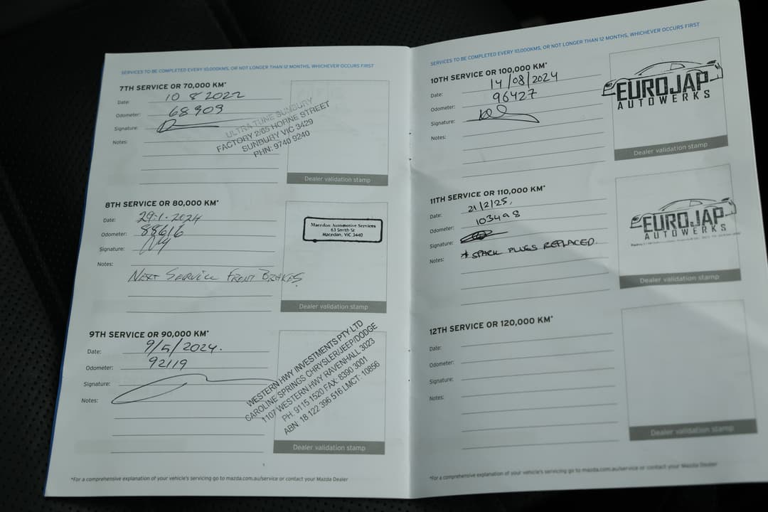 2015 Mazda 6 Atenza, Automatic, 112606 km, Service History