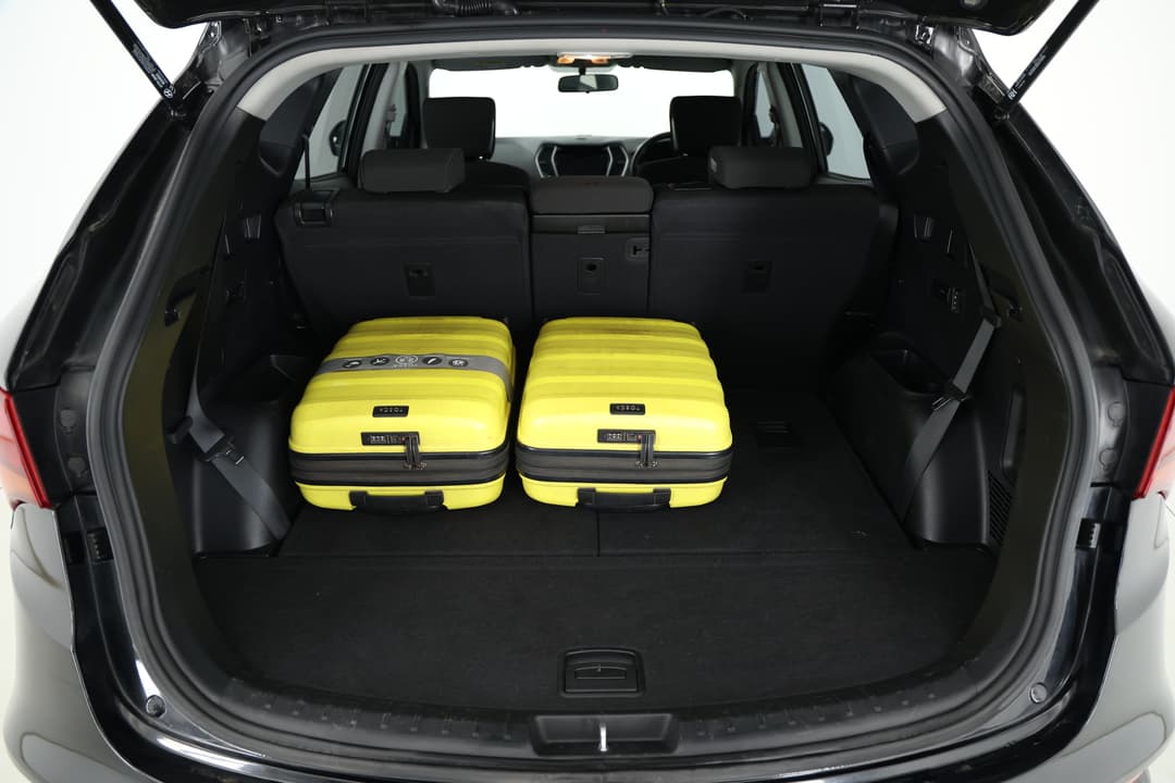 2017 Hyundai Santa Fe Active Crdi (4x4), Automatic, 94395 km, Boot Inside View with Luggage