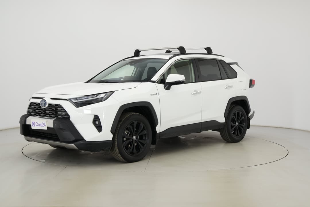2023 Toyota RAV4 Cruiser (AWD) Hybrid, Automatic, 39075 km, Left Front Diagonal (45- Degree) View