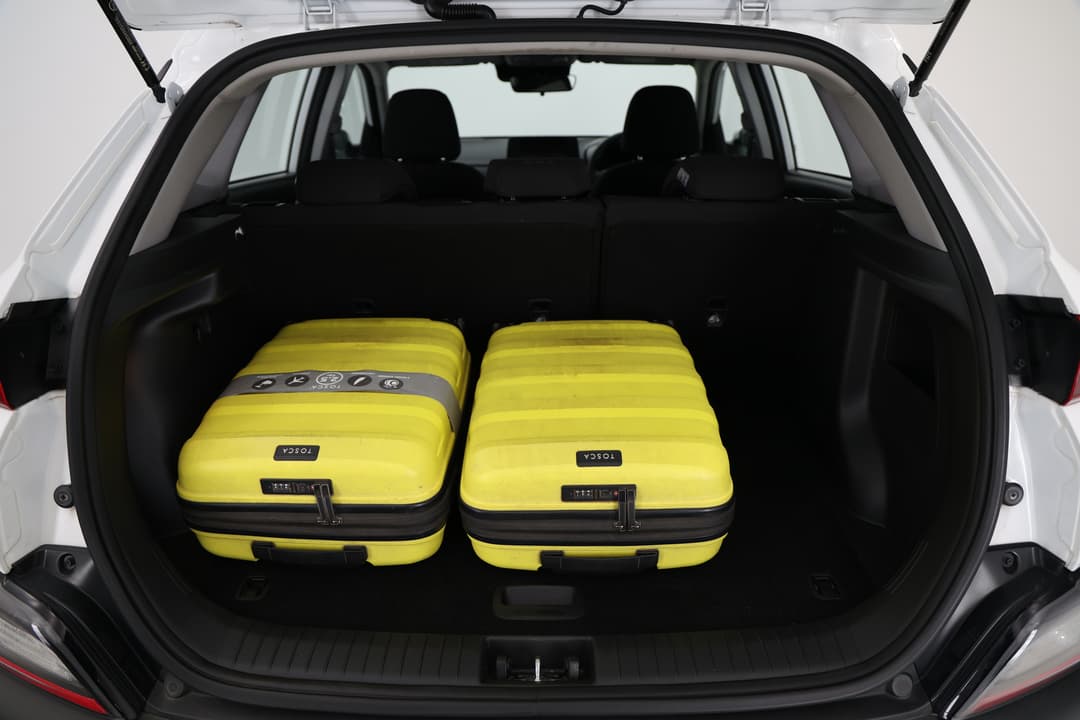 2021 Hyundai Kona (FWD), Automatic, 56914 km, Boot Inside View with Luggage