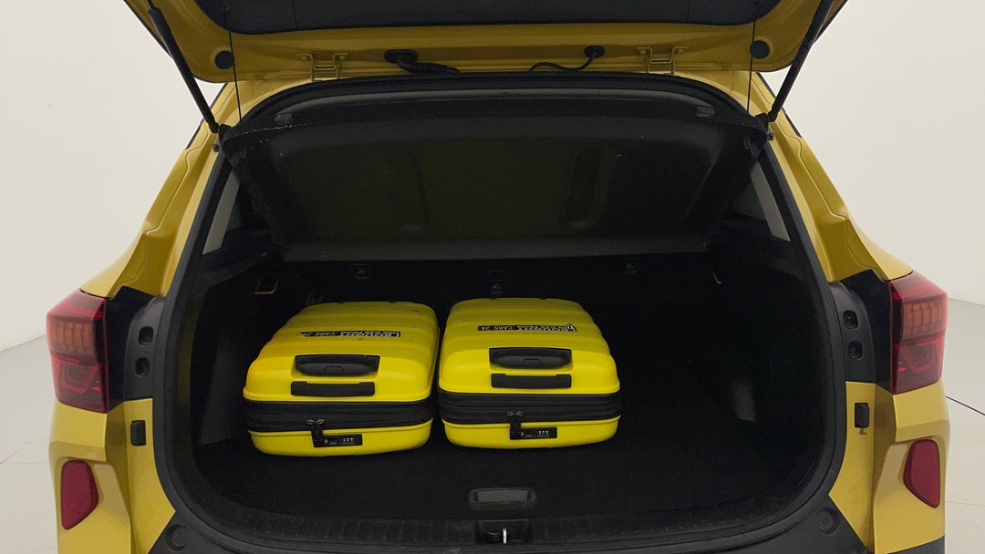 Boot Inside View with Luggage