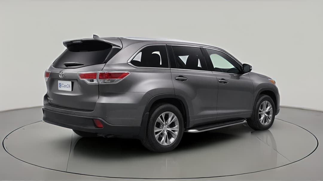 2015 Toyota Kluger Gxl (4x2), Automatic, 119669 km, Right Back Diagonal (45- Degree) View