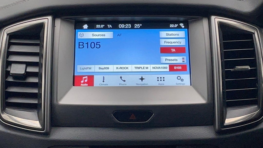 2016 Ford Everest Trend (rwd), Automatic, 89089 km, Infotainment System