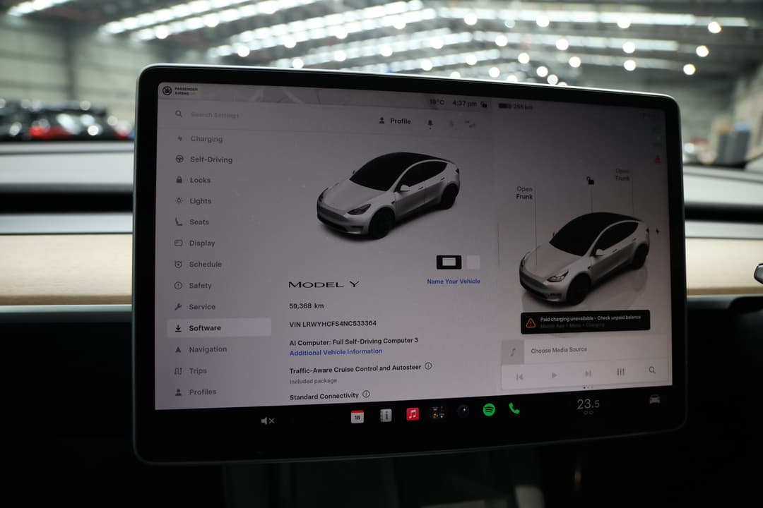 2022 Tesla Model Y Rear-wheel Drive, Automatic, 59368 km, Odometer View