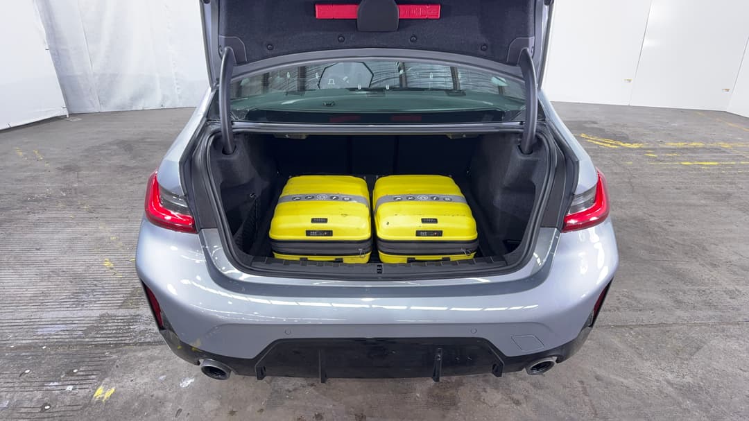 Boot Inside View with Luggage